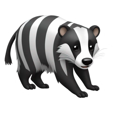 the animal badger sticker