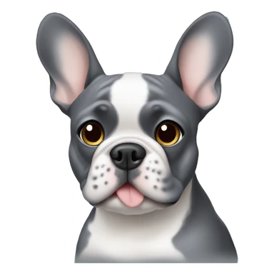 Grey frenchie  sticker