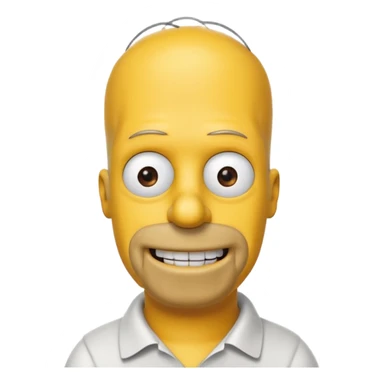 Emoji homer simpson sticker