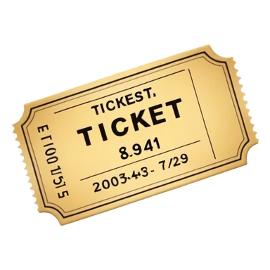 🤔🎟️ sticker