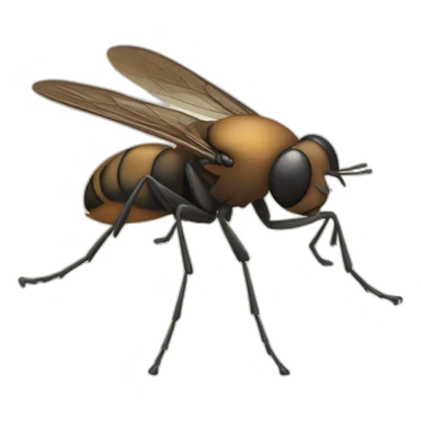 Mouche beurrée sticker