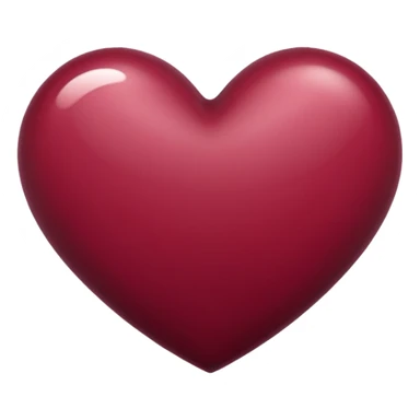 Heart autumn burgundy  sticker