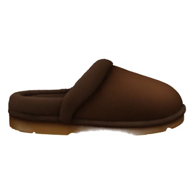 dark brown ugg slippers sticker