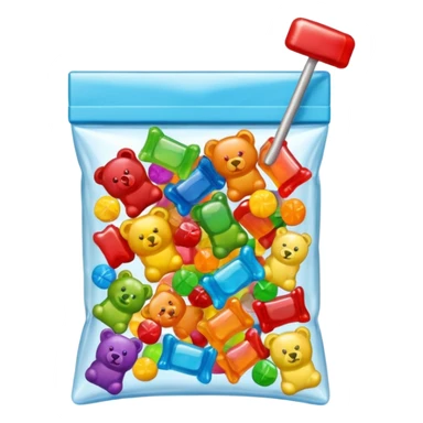 happy zip lock with pounder  sticker