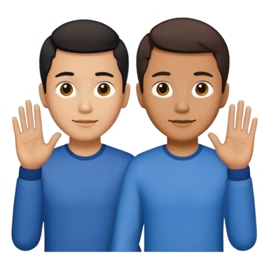 asian gay couple holding hands sticker