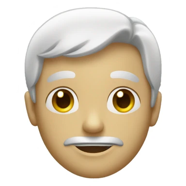 visage gêné sticker