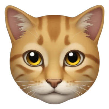 gato con corzon sticker