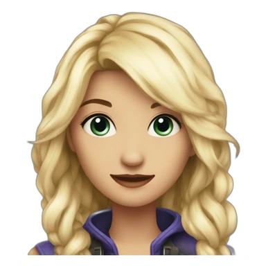 Evie from decendant 3 sticker