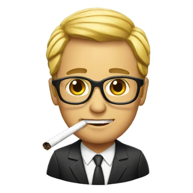 lawyer with a cigarette sticker