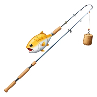 Handy Fishing Pole sticker