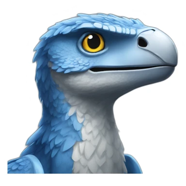 Raptor-blue sticker