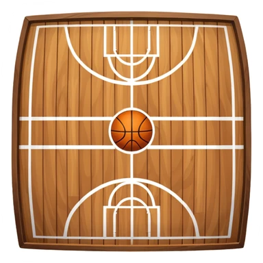 basketball court sticker