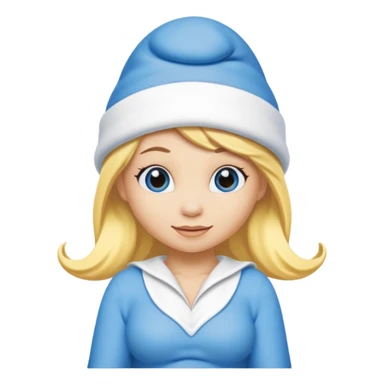 Smurfette sticker