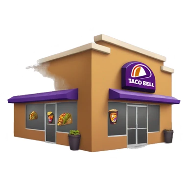 Taco Bell store sticker