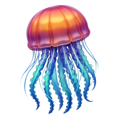 Jelly fish sticker