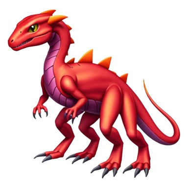 Salazzle-Genesect-Koraidon-Fakémon-hybrid-creature (full body)  sticker