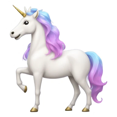 Unicorn and dog sticker