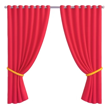curtain plain sticker