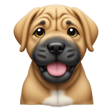 Sharpei puppy sticker