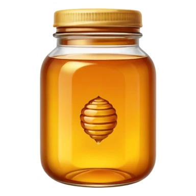 Amber jar sticker