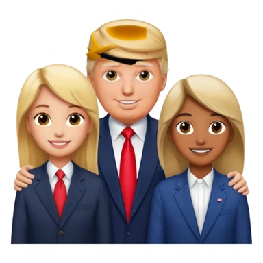 donald trump siblings sticker
