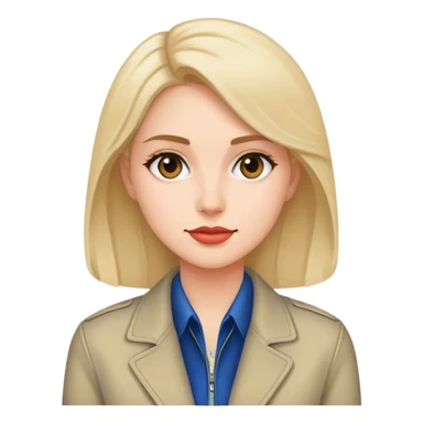 woman conservative jacket sticker