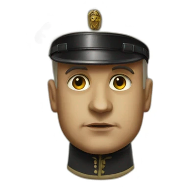Mussolini sticker
