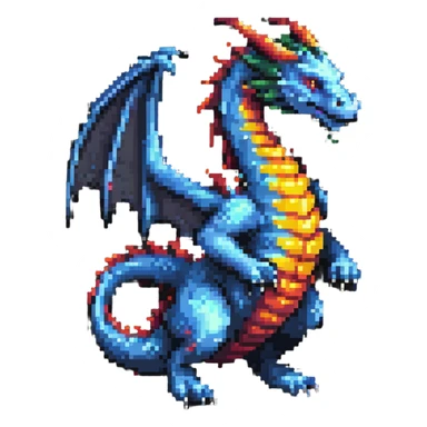 majestic dragon sticker