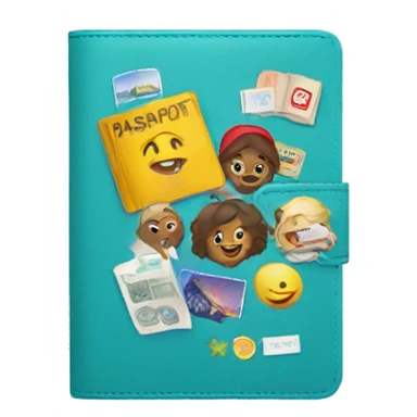 passport cover with stickers  sticker