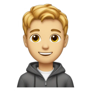 Cat lover boy sticker