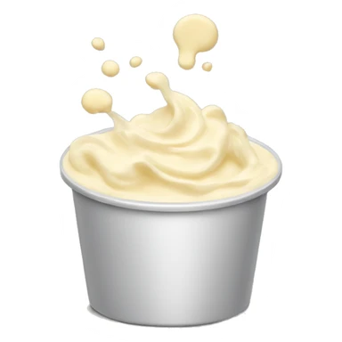 tub of cream sticker