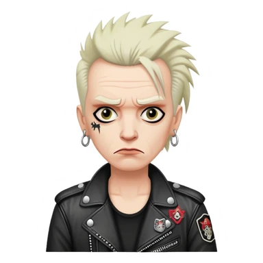 Disappointed 50-something punk rocker sticker