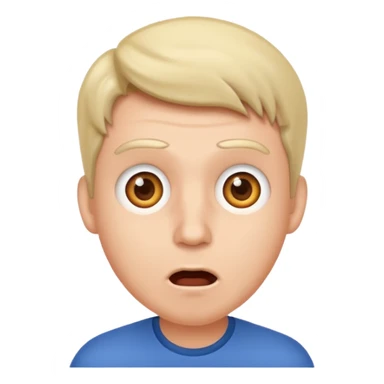 dame un emoji de hombre que de a entender algo sorprendente sticker