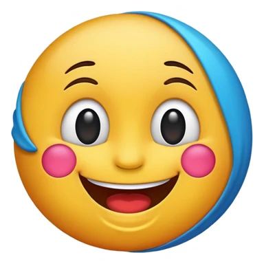 showing big emoji sticker