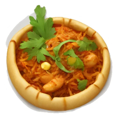 PAKISTANI FOOD ON A PLATE sticker