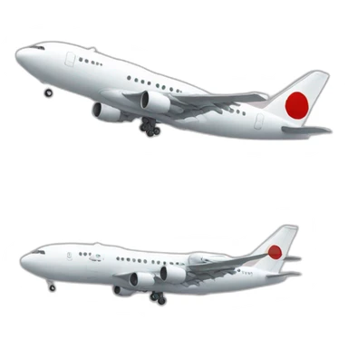 Japon plane  sticker
