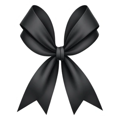 Black ribbon to symbolize respect for loss sticker