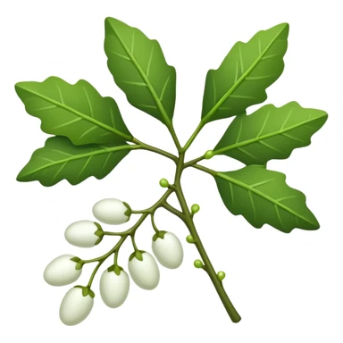 christmas mistletoe sticker