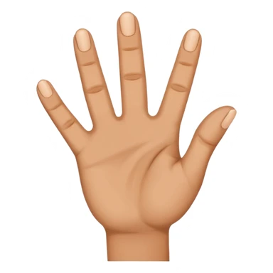 yvl hand sign, just have all five fingers out, besides ring finger and pinky  sticker