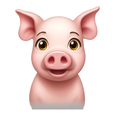 female pig sticker