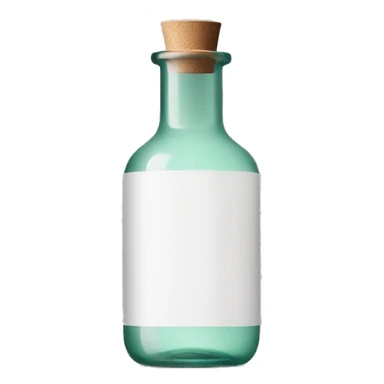 aesop toner glass bottle sticker