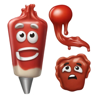 ketchup sticker
