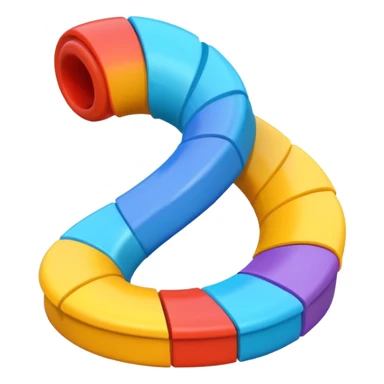 swirly slide sticker