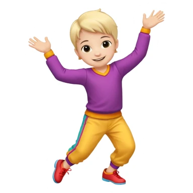 dance smal kid sticker