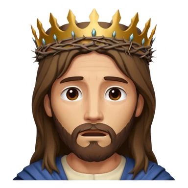 Jesus thorn crown sticker