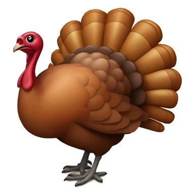 Thanksgiving turkey sticker