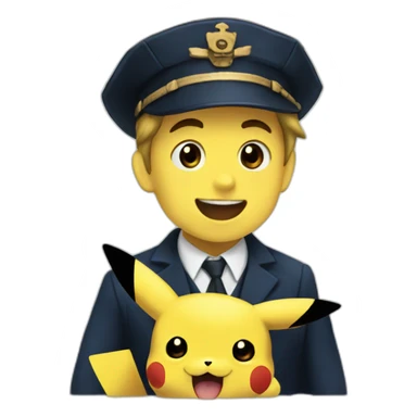 pikachu in titanic sticker