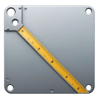 mac os icon square crop tool ruler sticker