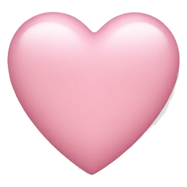 Light pink heart sticker
