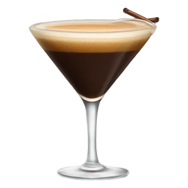 espresso martini cocktail sticker